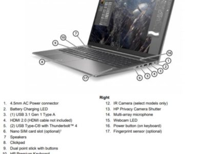 HP ZFIREFLY15G8 I7-1165G7