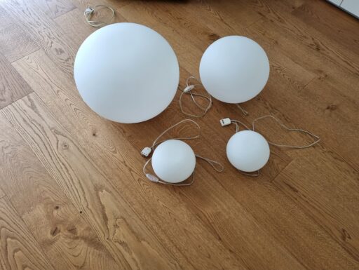 Set lampade modello sfera