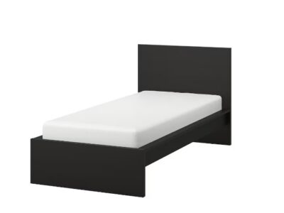 Letto singolo IKEA con struttura letto alta