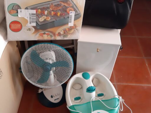 Ventilatore e cuscino Shiatsu