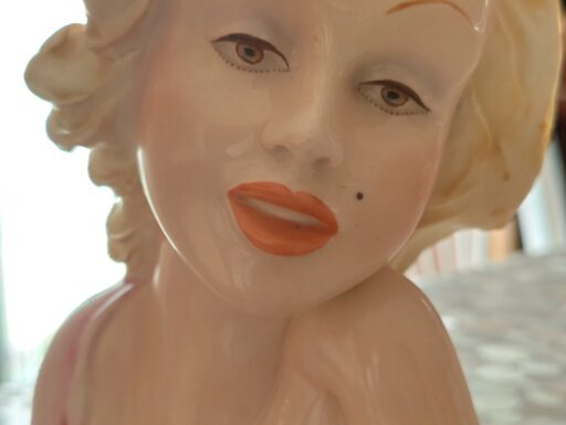 Busto in porcellana Capodimonte di Marilyn Monroe