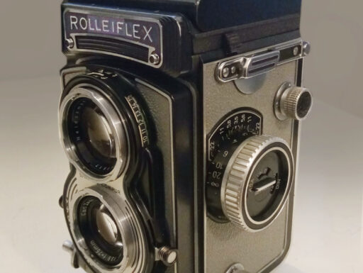 Rolleiflex T 6×6 biottica Obiettivo Zeiss Tessar f 3,5/75 mm