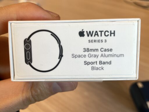 Apple Watch Serie 3 38 mm Sport Black Aluminum