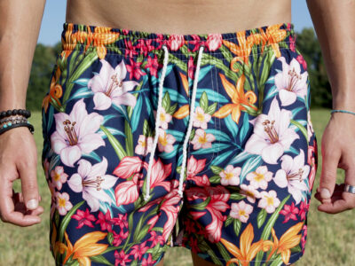 Swim short Tropical Flowers