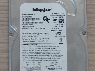 Hard disk Maxtor