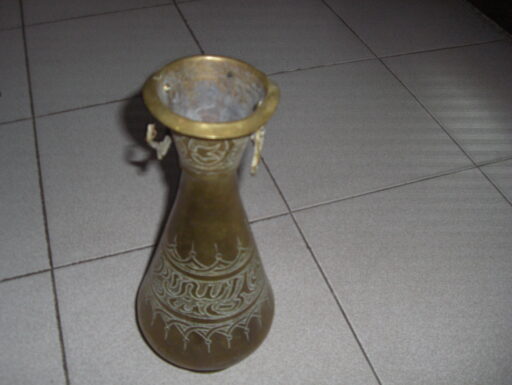 Turchia vaso in ottone decorato fine anni ’30 accettabile