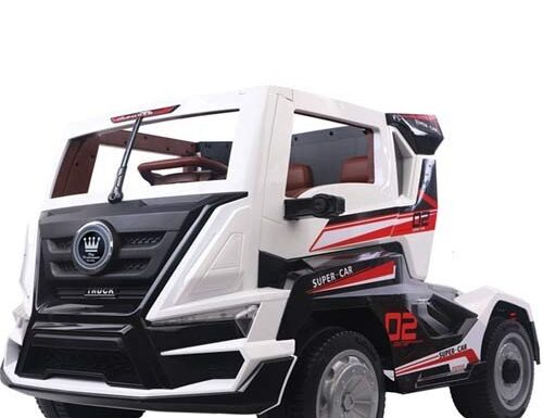 Camion Elettrico Bambini Con Rimorchio Rc