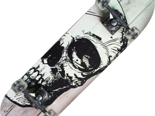 Nextreme Skateboard Tribe Pro White Skull