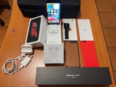 Apple iPhone 6S Plus + Watch 3 + AirPods PRO