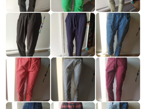 lotto 25 pantaloni donna varie misure