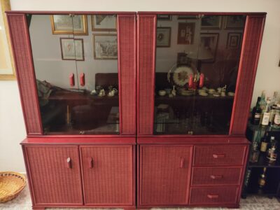 Credenza in midollino