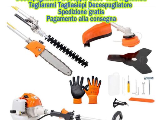 Decespugliatore a scoppio 52cc 4in1 tagliaerba tagliarami