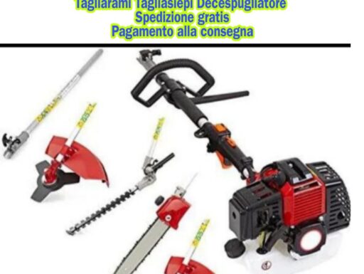 Decespugliatore a scoppio 52cc 4in1 tagliaerba tagliarami