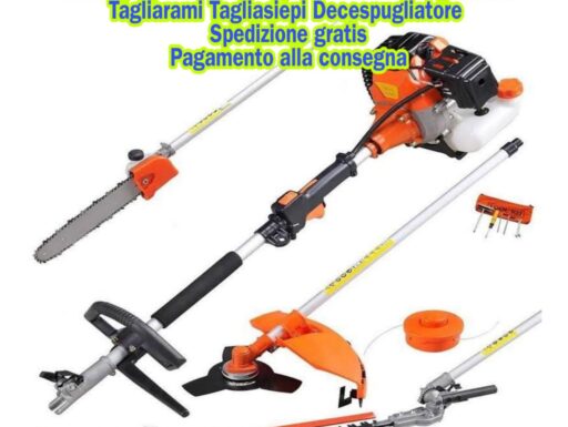 Decespugliatore a scoppio 52cc 4in1 tagliaerba tagliarami