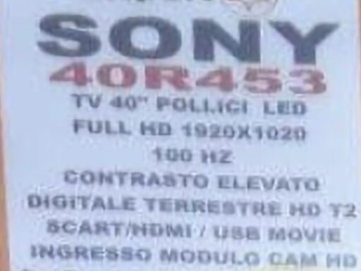 Televisore sony bravia 40 pollici