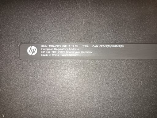 Hp pavillion tpn c125/core