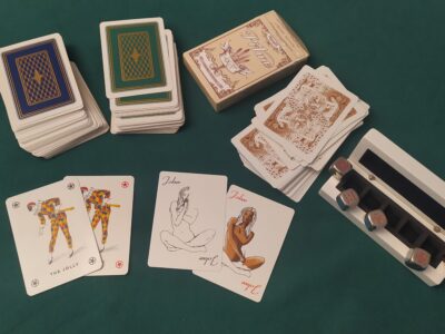 Carte e dadi poker d’epoca