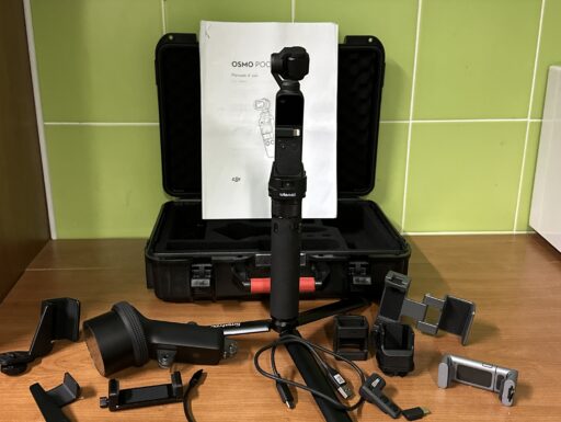 Dji osmo poket 1 con tutti gli accessori trattabili