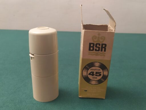 Adattatore vintage bsr 45 rpm