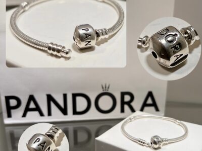 Bracciale pandora busta originale argento nuovo