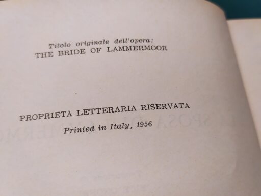 Libri d’epoca datati 1930/1943/1956/1958