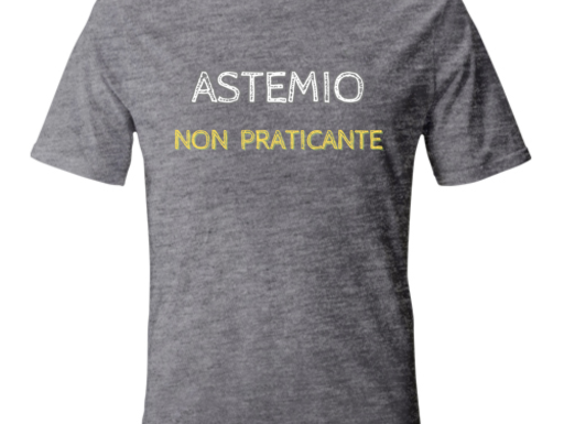 T-shirt astemio non praticante vari colori!