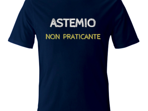 T-shirt astemio non praticante vari colori!