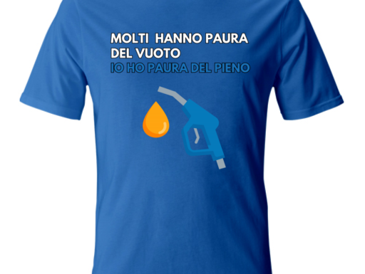 T-shirt ho paura del pieno vari colori!