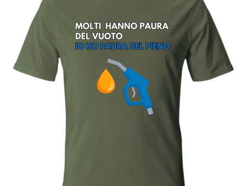 T-shirt ho paura del pieno vari colori!