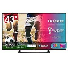 Tv hisense 43” 43ae7210f smart tv 4k wi-fi ultra hd dvb-t2