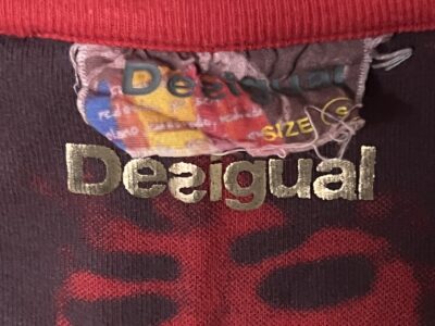 Maglietta desigual maniche corte donna s leggera multicolore