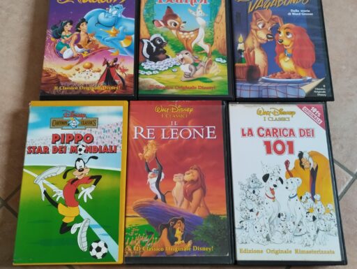 Video cassette della walt disney originali