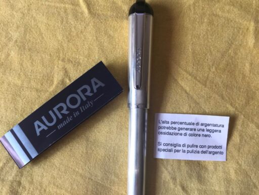 Penna aurora in argento 925