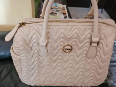 Borsa bauletto pinko crema