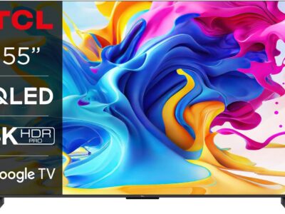 Tcl p64 smart tv 55″ pollici 55c645 4k ultra hd black