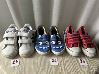 Scarpe da bambino usate adidas n.23 e altre marche n.24