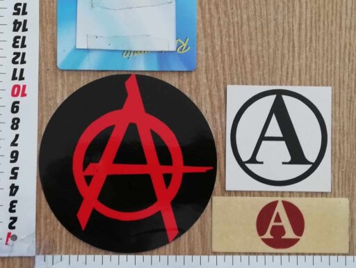 Adesivi stickers lega e altri gruppi politici,pure stranieri