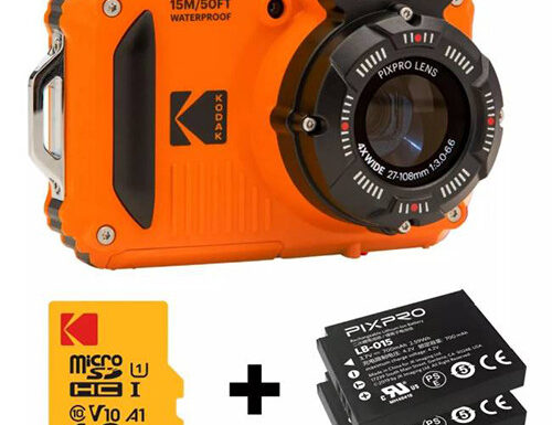 Kodak pixpro wpz2 digital camera orange waterproof kit