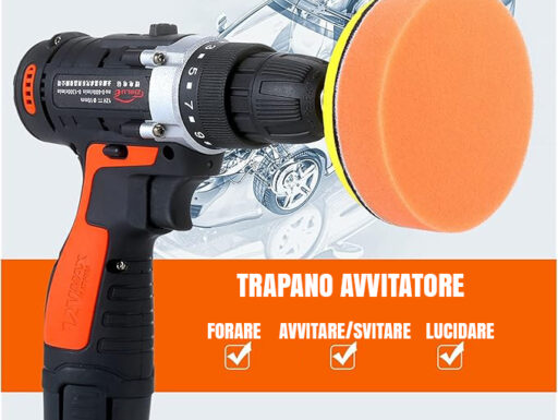 Trapano avvitatore batteria al litio 12v