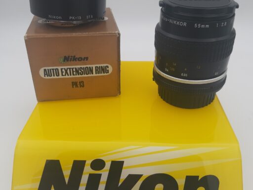 Nikon micro nikkor 55mm f/2.8 + pk-13 usato "sconto"