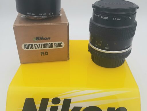 Nikon micro nikkor 55mm f/2.8 + pk-13 usato "sconto"