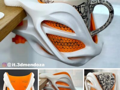 Porta tazza personalizzato stampato in 3d, design originale