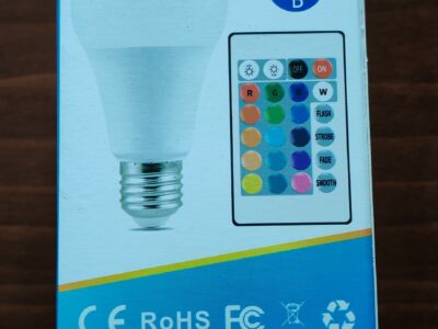 Lampadina led rgb con telecando