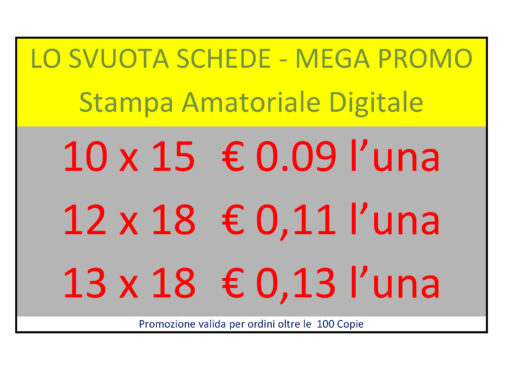 Stampa fotografica € 0,09