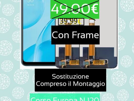 Sostituzione display oppo a15s