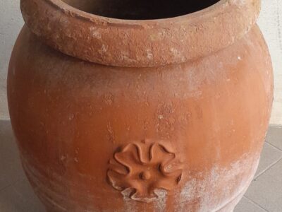 Antico vaso orcio ziro in terracotta toscano