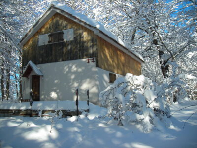 Caratteristico chalet di montagna